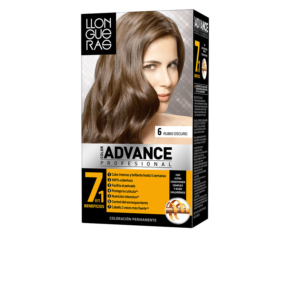 COLOR ADVANCE #6-rubio oscuro 1 u-0
