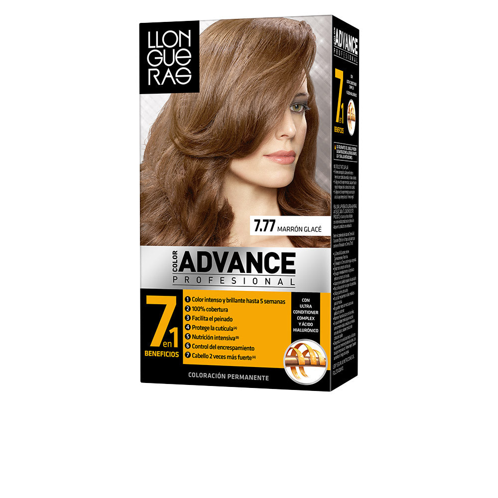 COLOR ADVANCE #7,77-marrón glacé 1 u-0
