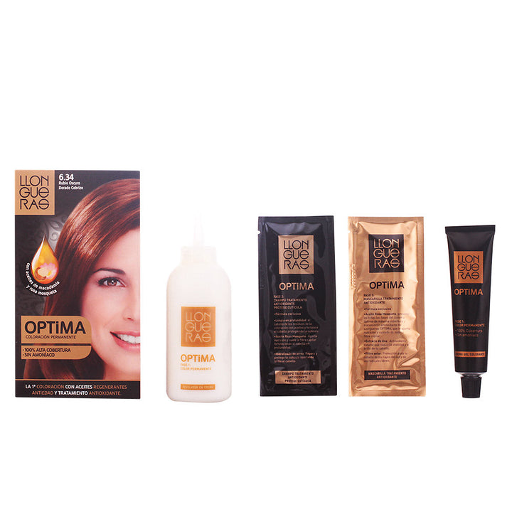 OPTIMA hair colour #6.34-golden deep blond 1 u-0