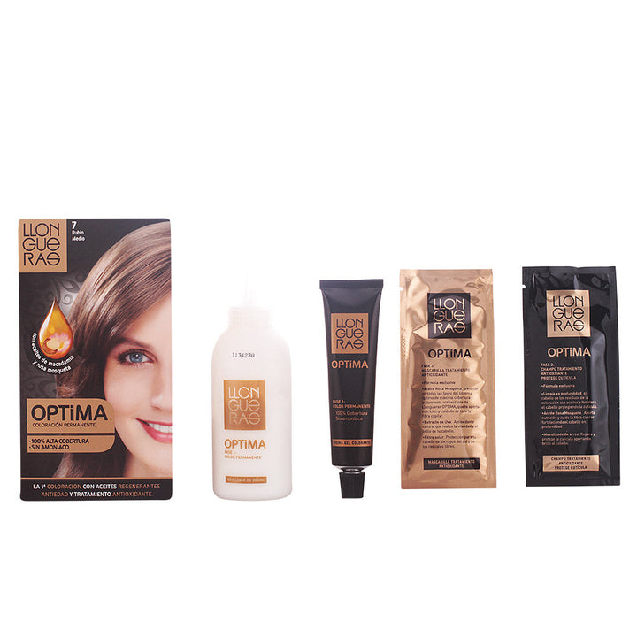 OPTIMA hair colour #7 rubio medio 1 u-0