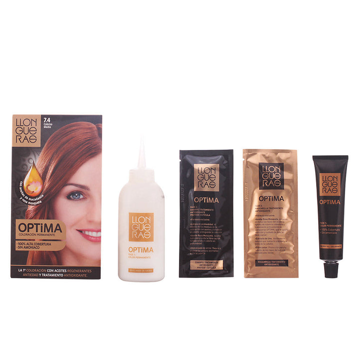 OPTIMA hair colour #7.4-copper blonde 1 u-0