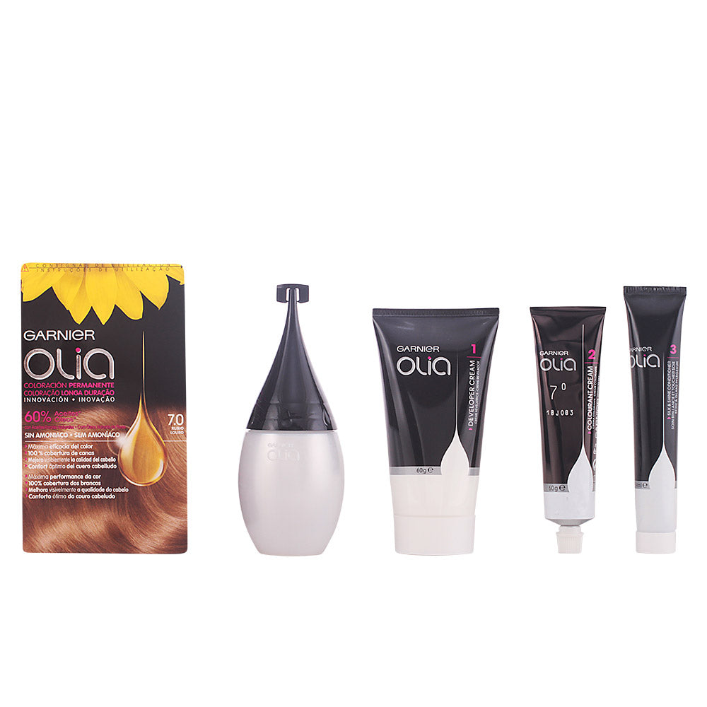OLIA Coloración Permanente #7,0 Rubio set-0