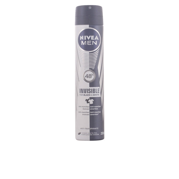 MEN BLACK & WHITE INVISIBLE deodorant spray 200 ml-0