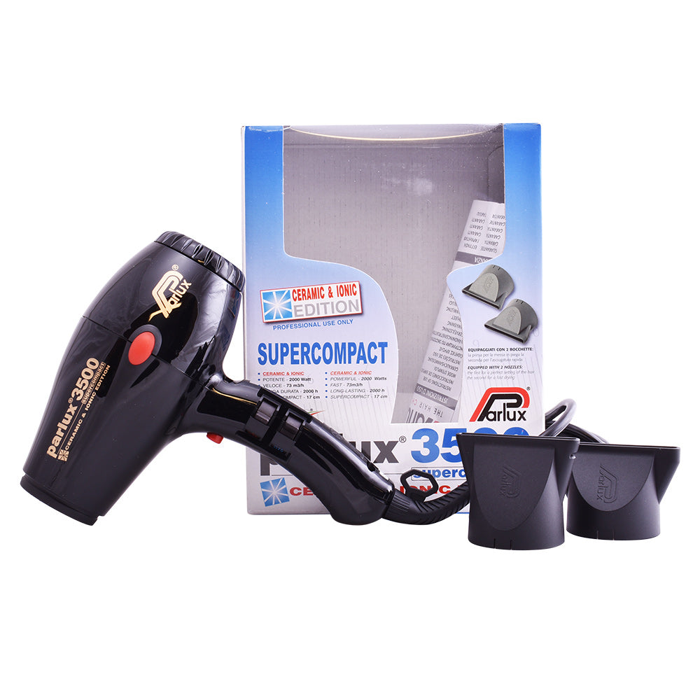 PARLUX 3500 SUPERCOMPACT hairdryer #black 1 u-0