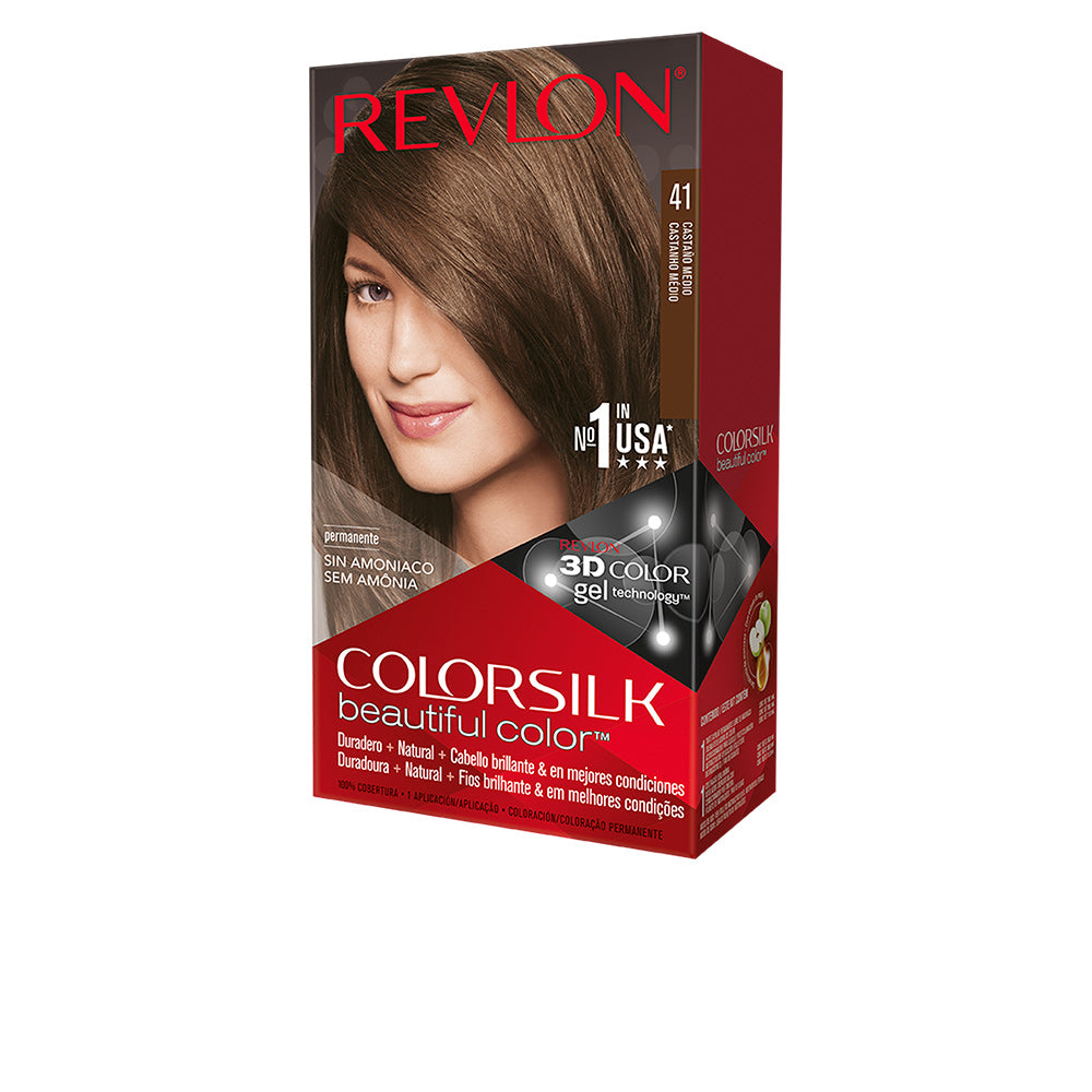 COLORSILK tinte #41-castaño medio 1 u-0