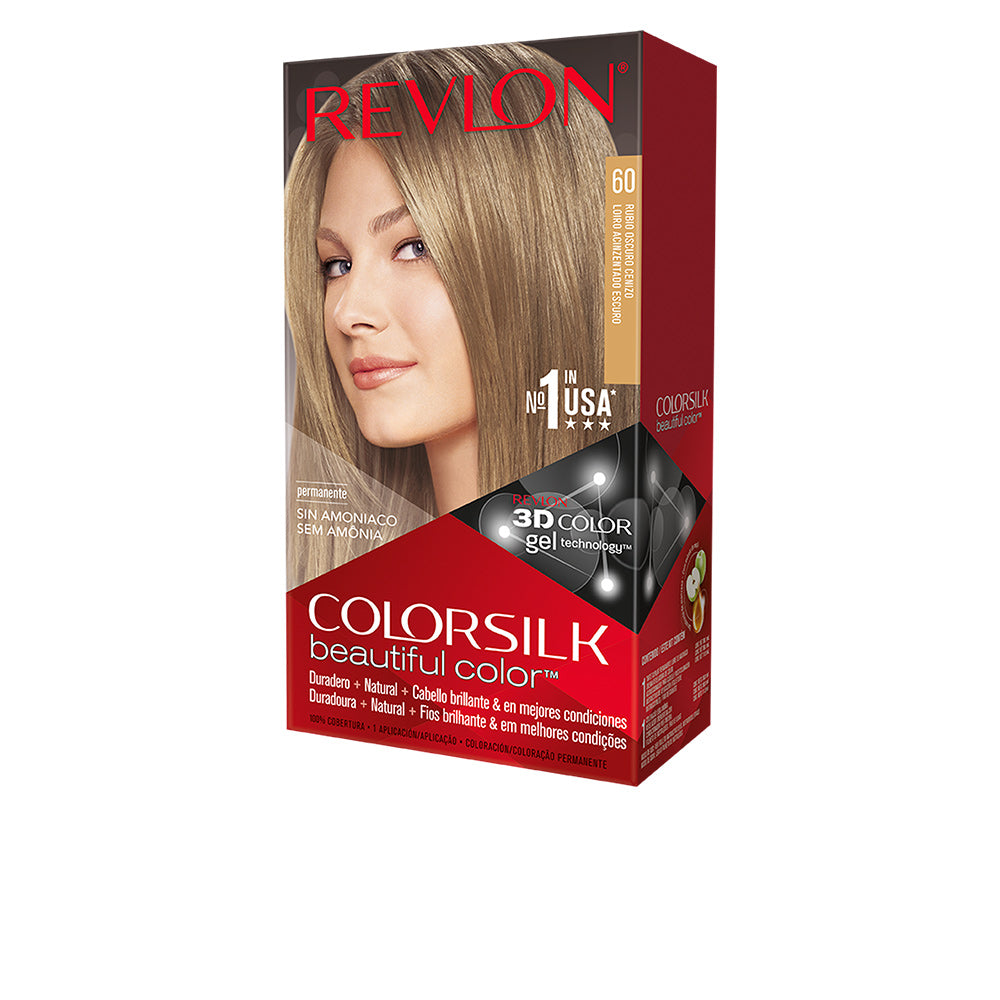 COLORSILK tinte #60-rubio oscuro cenizo 1 u-0