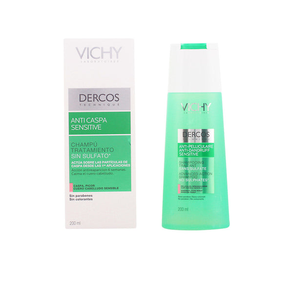 DERCOS anti-pelliculaire sensitive shampooing traitant 200 ml-0