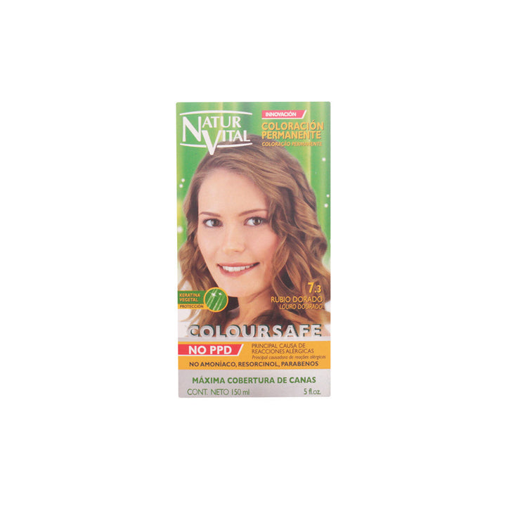 COLOURSAFE permanent hair color #7.3-golden blonde-0