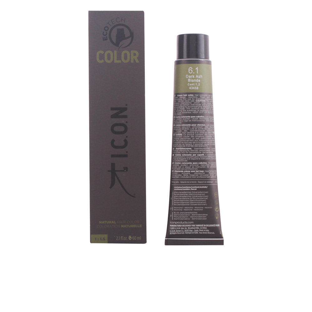 ECOTECH COLOR natural color #6.1 dark ash blonde-0