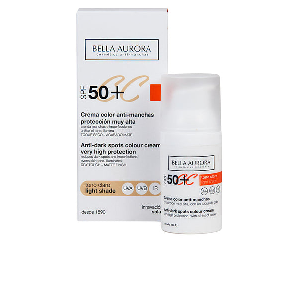 CC CREAM anti-manchas SPF50+ #tono claro-0