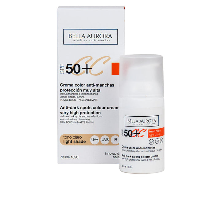 CC CREAM anti-manchas SPF50+ #tono claro-0