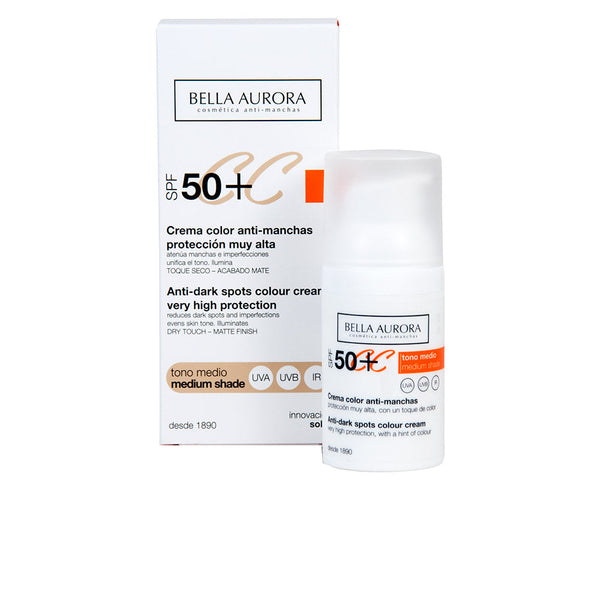 CC CREAM anti-manchas SPF50+ #tono medio-0