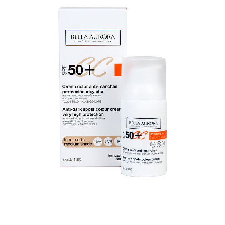 CC CREAM anti-manchas SPF50+ #tono medio-0
