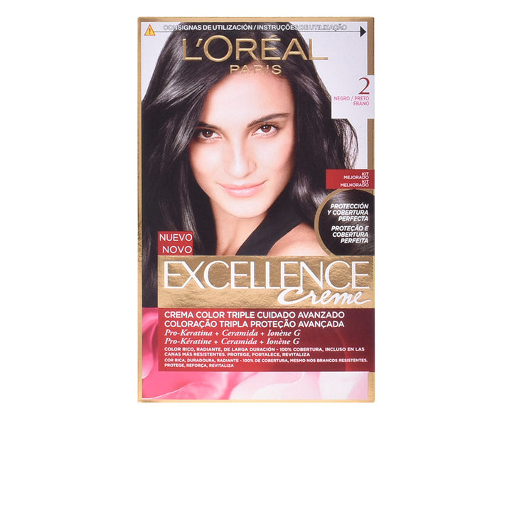 EXCELLENCE Creme dye #2-very dark brown 192 ml-0