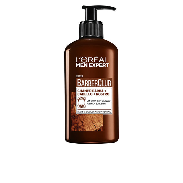 MEN EXPERT BARBER CLUB beard-face-hair shampoo 200 ml-0