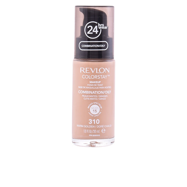COLORSTAY foundation combination/oily skin #310-warm golden 30 ml-0