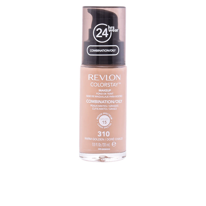 COLORSTAY foundation combination/oily skin #310-warm golden 30 ml-0