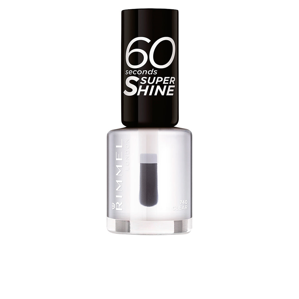 60 SECONDS SUPER SHINE nail polish #740-clear 8 ml-0