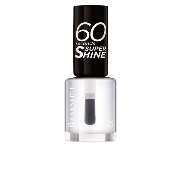 60 SECONDS SUPER SHINE nail polish #740-clear 8 ml-0