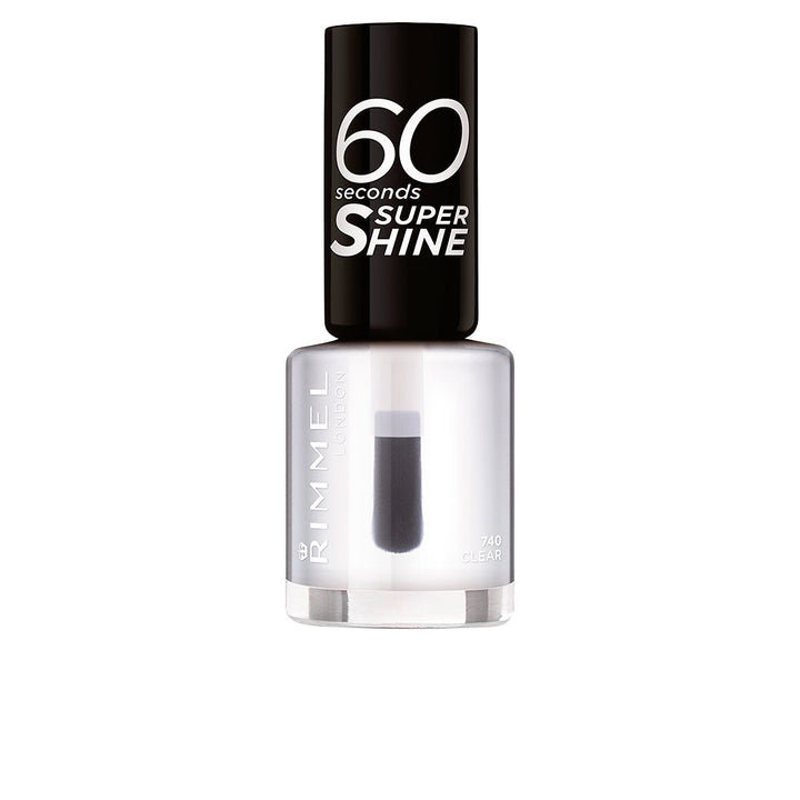 60 SECONDS SUPER SHINE nail polish #740-clear 8 ml-0