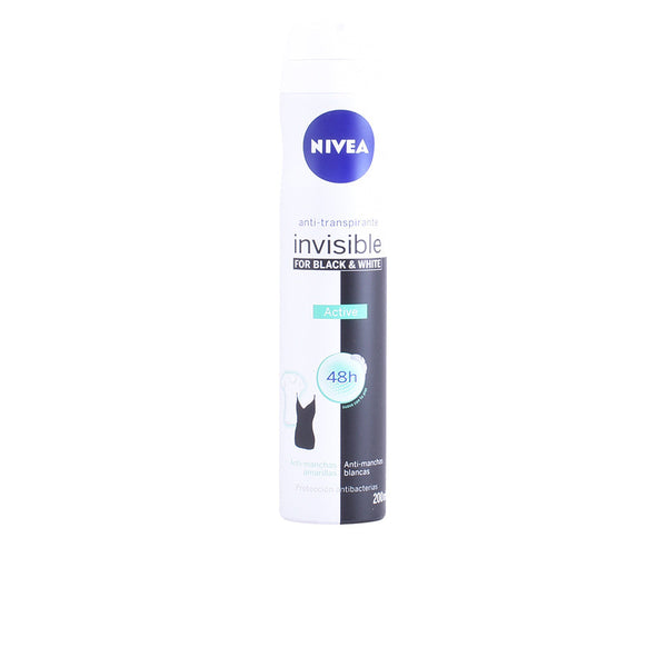 BLACK & WHITE INVISIBLE ACTIVE deodorant spray 200 ml-0