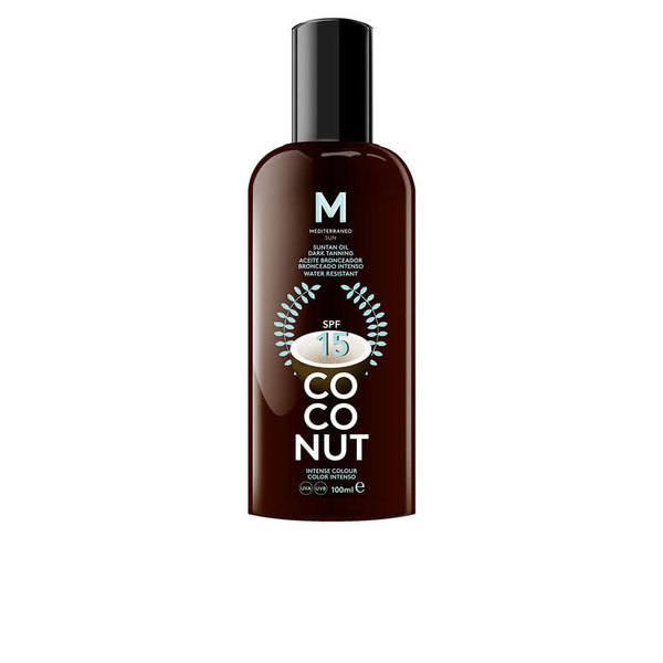 COCONUT suntan oil dark tanning SPF15 100 ml-0