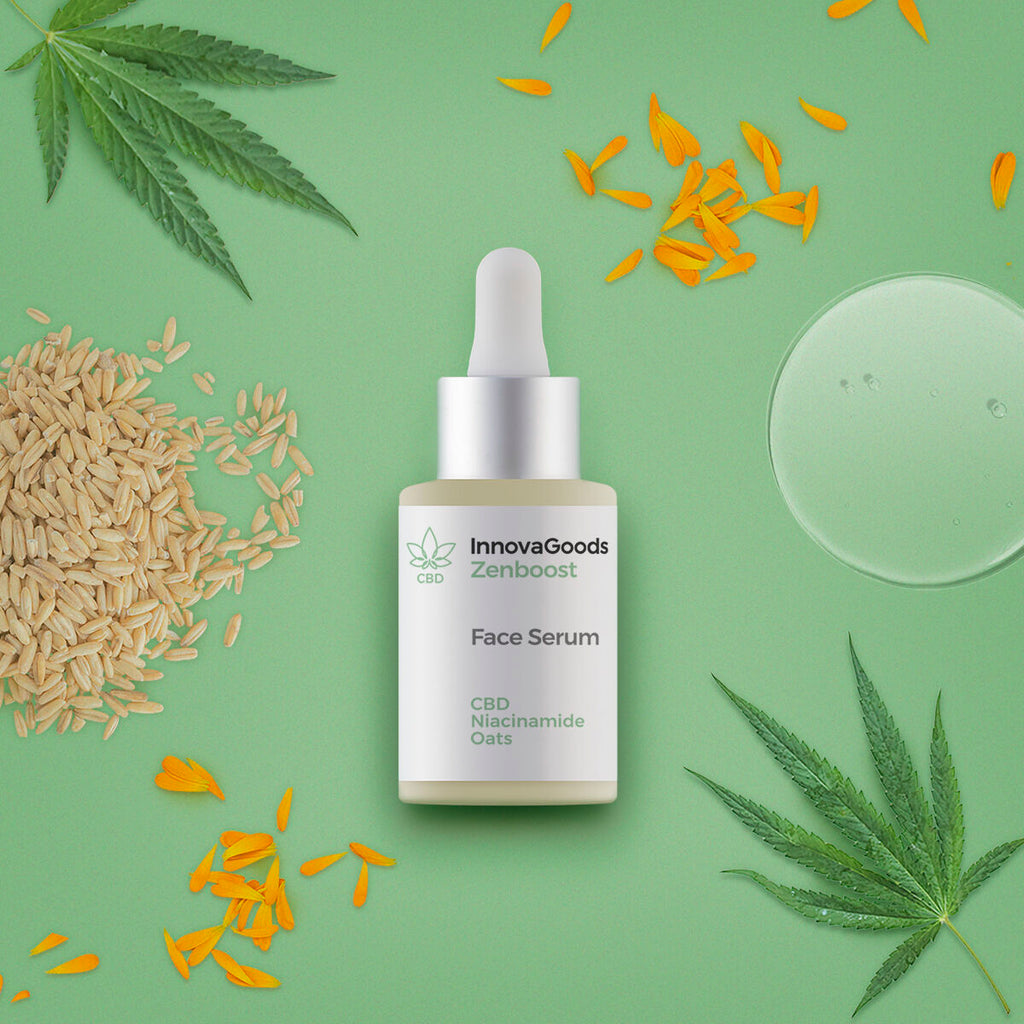 Facial Serum CBD Zenboost InnovaGoods 30 ml-4