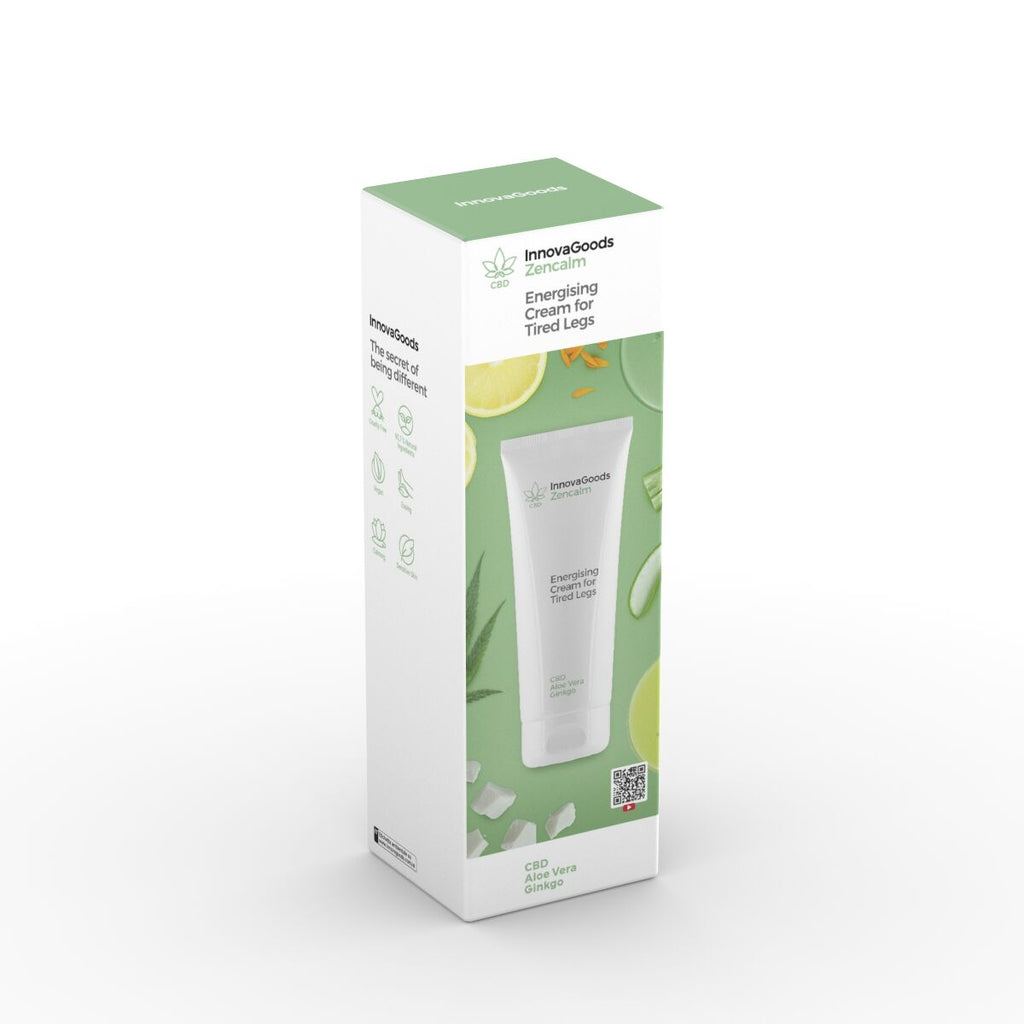 Energising Cream for Tired Legs CBD Zencalm InnovaGoods 200 ml-1