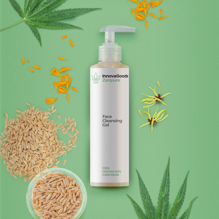 Facial Cleansing Gel CBD Zenpure InnovaGoods 200 ml-4