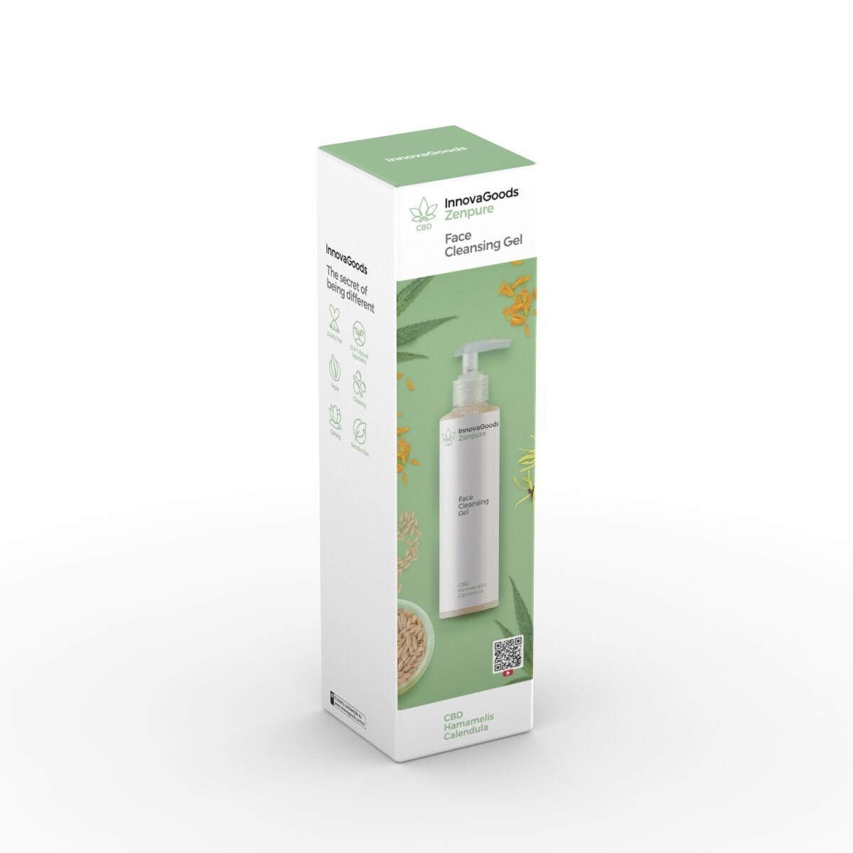 Facial Cleansing Gel CBD Zenpure InnovaGoods 200 ml-1