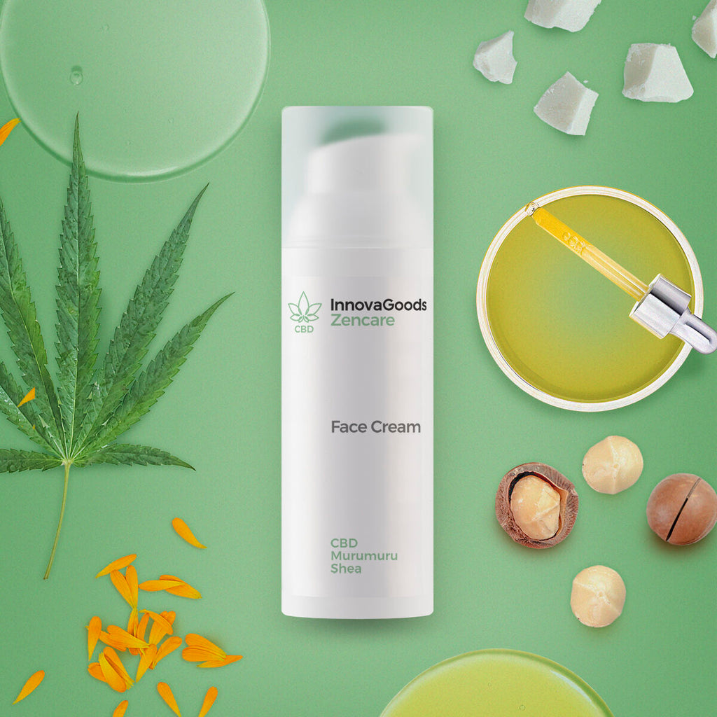 Hydrating Facial Cream CBD Zencare InnovaGoods 50 ml-4
