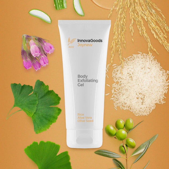 Exfoliating Body Gel Rice Joynew InnovaGoods 200 ml-4
