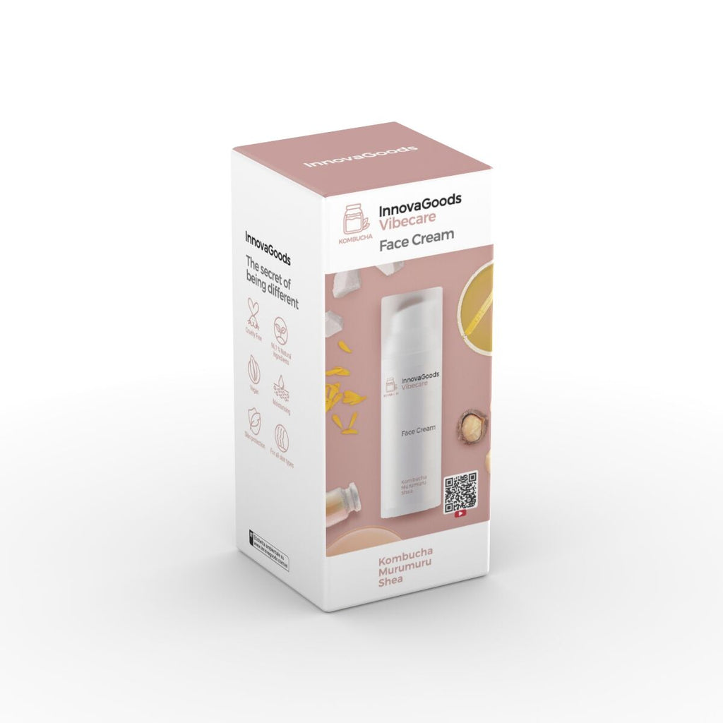 Hydrating Facial Cream Kombucha Vibecare InnovaGoods 50 ml-1