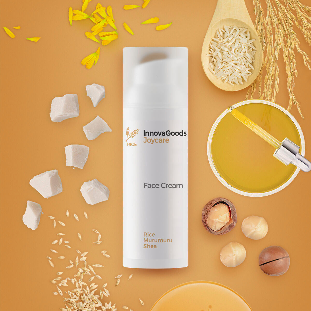 Hydrating Facial Cream Rice Joycare InnovaGoods 50 ml-4