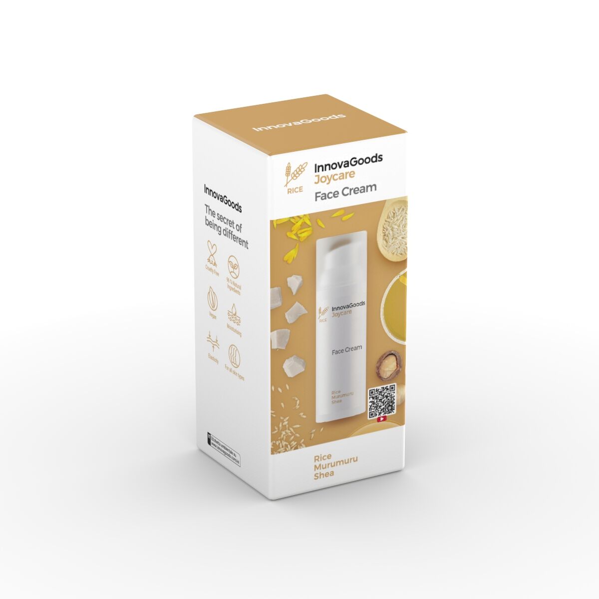 Hydrating Facial Cream Rice Joycare InnovaGoods 50 ml-1
