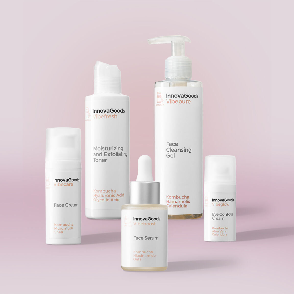 Face Routine Pack Kombucha InnovaGoods-0