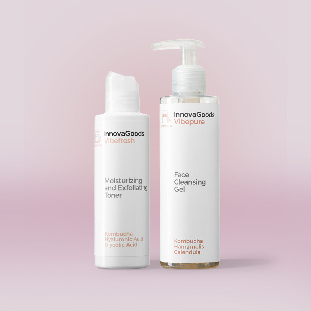 Face Cleansing Duo Pack Kombucha InnovaGoods-0